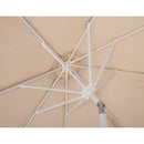  Meridian Amalfi Beige Water Resistant Fabric And Aluminum Patio Umbrella with Base Set IMAGE 14