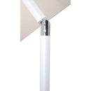  Meridian Amalfi Beige Water Resistant Fabric And Aluminum Patio Umbrella with Base Set IMAGE 13