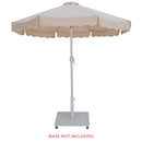  Meridian Amalfi Beige Water Resistant Fabric And Aluminum Patio Umbrella IMAGE 9