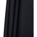  Meridian Amalfi Black Water Resistant Fabric And Aluminum Patio Umbrella with Base Set IMAGE 17