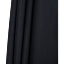  Meridian Amalfi Black Water Resistant Fabric And Aluminum Patio Umbrella with Base Set IMAGE 15