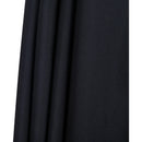  Meridian Amalfi Black Water Resistant Fabric And Aluminum Patio Umbrella with Base Set IMAGE 15