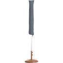  Meridian Amalfi Navy Water Resistant Fabric And Aluminum Patio Umbrella with Base Set IMAGE 12