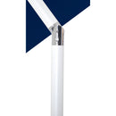  Meridian Amalfi Navy Water Resistant Fabric And Aluminum Patio Umbrella with Base Set IMAGE 13