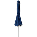  Meridian Amalfi Navy Water Resistant Fabric And Aluminum Patio Umbrella IMAGE 3
