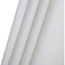  Meridian Amalfi White Water Resistant Fabric And Aluminum Patio Umbrella with Base Set IMAGE 17