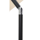  Meridian Amalfi Beige Water Resistant Fabric And Aluminum Patio Umbrella with Base Set IMAGE 15