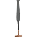  Meridian Amalfi Beige Water Resistant Fabric And Aluminum Patio Umbrella with Base Set IMAGE 12
