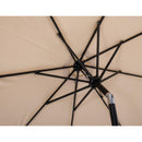  Meridian Amalfi Beige Water Resistant Fabric And Aluminum Patio Umbrella IMAGE 7
