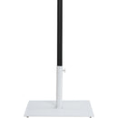  Meridian Amalfi White Water Resistant Fabric And Aluminum Patio Umbrella with Base Set IMAGE 5