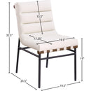  Color_Cream -- Meridian Burke Dining Chair IMAGE 8