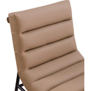  Color_Tan -- Burke Tan Vegan Leather Upholstered Dining Chair IMAGE 7