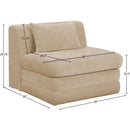  Manufacturer Color_Beige -- Meridian Stellar Stationary Fabric Chair IMAGE 8