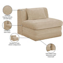  Manufacturer Color_Beige -- Meridian Stellar Stationary Fabric Chair IMAGE 9