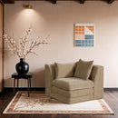  Manufacturer Color_Beige -- Meridian Stellar Stationary Fabric Chair IMAGE 2