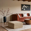  Manufacturer Color_Beige -- Meridian Stellar Fabric Ottoman IMAGE 2