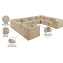  Manufacturer Color_Beige -- Meridian Stellar Fabric 8 pc Sectional IMAGE 9