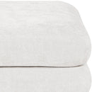  Manufacturer Color_Cream -- Stellar Cream Chenille Fabric Upholstered Modular Ottoman IMAGE 3