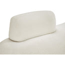  Manufacturer Color_Cream -- Argyle Cream Teddy Fabric Upholstered Chaise Lounge / Loveseat IMAGE 10