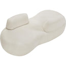 Meridian Argyle Cream Teddy Fabric Chaise/Loveseat IMAGE 6