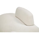  Manufacturer Color_Cream -- Argyle Cream Teddy Fabric Upholstered Chaise Lounge / Loveseat IMAGE 8