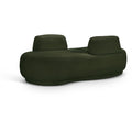 Manufacturer Color_Green -- Argyle Green Teddy Fabric Upholstered Chaise Lounge / Loveseat IMAGE 1