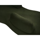  Manufacturer Color_Green -- Argyle Green Teddy Fabric Upholstered Chaise Lounge / Loveseat IMAGE 7