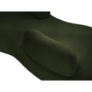Meridian Argyle Green Teddy Fabric Chaise/Loveseat IMAGE 7