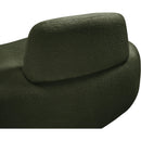 Manufacturer Color_Green -- Argyle Green Teddy Fabric Upholstered Chaise Lounge / Loveseat IMAGE 9