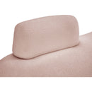  Manufacturer Color_Pink -- Argyle Pink Teddy Fabric Upholstered Chaise Lounge / Loveseat IMAGE 10