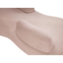 Meridian Argyle Pink Teddy Fabric Chaise/Loveseat IMAGE 7
