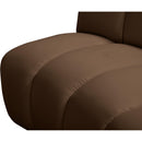  Manufacturer Color_Brown -- Infinity 174" Brown Velvet Upholstered 6 pc Modular Sectional IMAGE 7