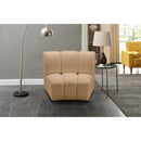  Manufacturer Color_Camel -- Infinity Camel Velvet Upholstered Modular Chair IMAGE 2