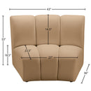  Manufacturer Color_Camel -- Infinity Camel Velvet Upholstered Modular Chair IMAGE 5