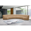  Manufacturer Color_Camel -- Infinity 174" Camel Velvet Upholstered 6 pc Modular Sectional IMAGE 2