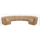  Manufacturer Color_Camel -- Infinity 183" Camel Velvet Upholstered 10 pc Modular Sectional IMAGE 10