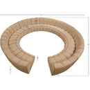  Manufacturer Color_Camel -- Infinity 183" Camel Velvet Upholstered 12 pc Modular Sectional IMAGE 10