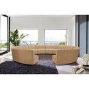  Manufacturer Color_Camel -- Infinity 183" Camel Velvet Upholstered 12 pc Modular Sectional IMAGE 2