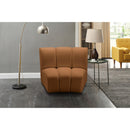  Manufacturer Color_Saddle -- Infinity Saddle Velvet Upholstered Modular Chair IMAGE 2
