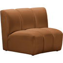  Manufacturer Color_Saddle -- Infinity Saddle Velvet Upholstered Modular Chair IMAGE 3
