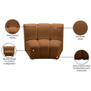  Manufacturer Color_Saddle -- Infinity Saddle Velvet Upholstered Modular Chair IMAGE 6