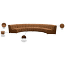  Manufacturer Color_Saddle -- Infinity 174" Saddle Velvet Upholstered 6 pc Modular Sectional IMAGE 12