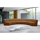  Manufacturer Color_Saddle -- Infinity 174" Saddle Velvet Upholstered 6 pc Modular Sectional IMAGE 2