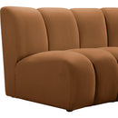  Manufacturer Color_Saddle -- Infinity 174" Saddle Velvet Upholstered 6 pc Modular Sectional IMAGE 8
