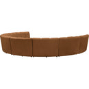  Manufacturer Color_Saddle -- Infinity 183" Saddle Velvet Upholstered 8 pc Modular Sectional IMAGE 4