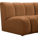 Meridian Infinity Saddle Velvet 9 pc Modular Sectional IMAGE 7
