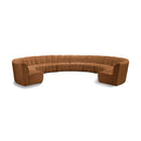  Manufacturer Color_Saddle -- Infinity 183" Saddle Velvet Upholstered 10 pc Modular Sectional IMAGE 1