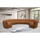  Manufacturer Color_Saddle -- Infinity 183" Saddle Velvet Upholstered 10 pc Modular Sectional IMAGE 2