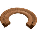  Manufacturer Color_Saddle -- Infinity 183" Saddle Velvet Upholstered 10 pc Modular Sectional IMAGE 5