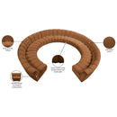  Manufacturer Color_Saddle -- Infinity 183" Saddle Velvet Upholstered 11 pc Modular Sectional IMAGE 10
